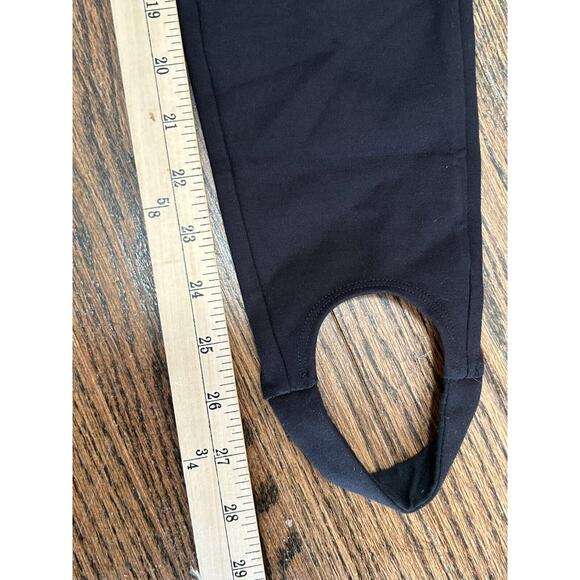 NWT Madewell Ponte Stirrup Leggings Stretch Knit Black Pull On Balletcore Small - Picture 9 of 9